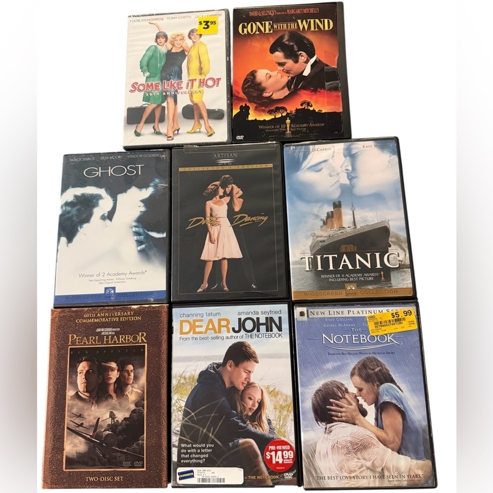 Lot of (8) DVDs. THE ALL TIME CLASSICS!
